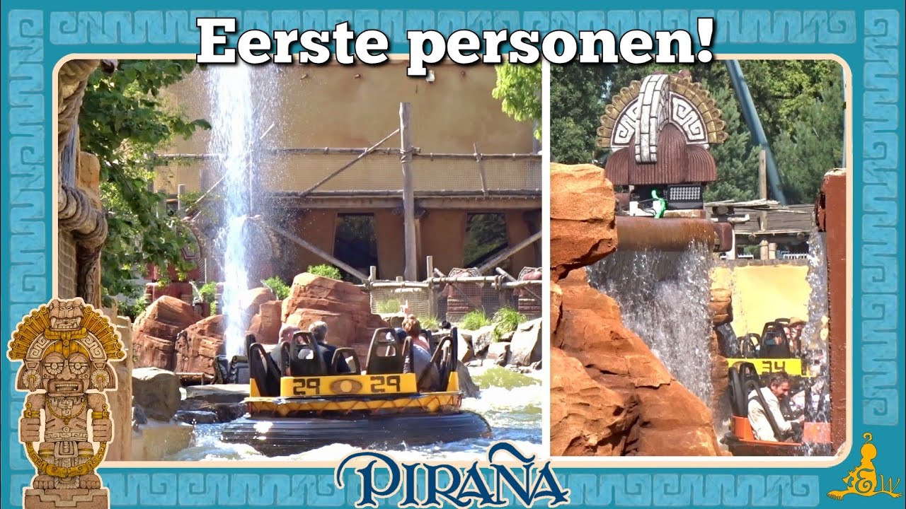 [#Efteling] Eerste personen in de Piraña na renovatie