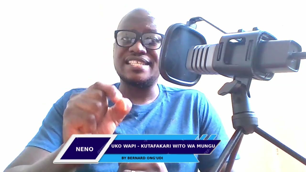 Uko Wapi ? Kutafakari wito wa Yesu