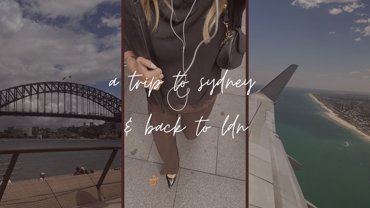 working in sydney & back to ldn