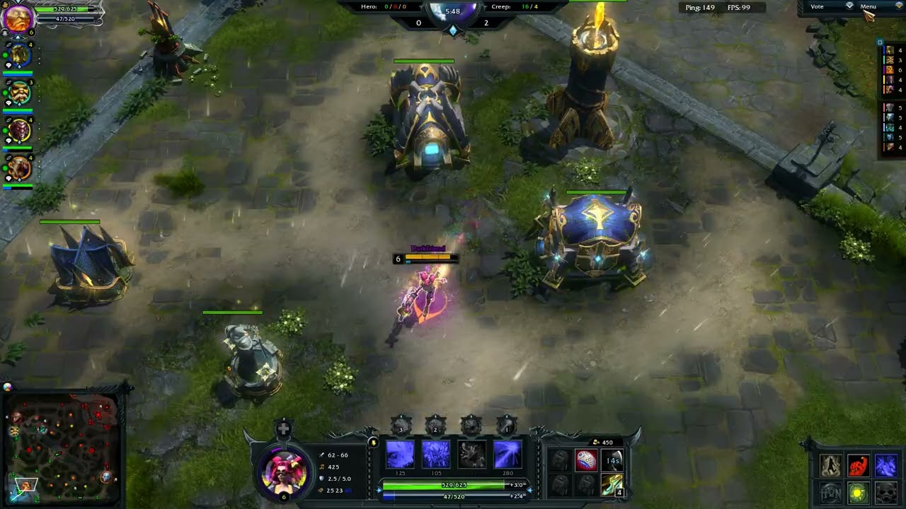 Project Kongor - Heroes Of Newerth Gameplay 08/09/2025 (Solo  Game 1)