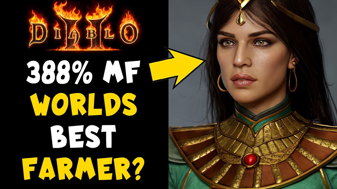 388% Magic Find Specialized Loot Farming Route & Build for Sorceress in Diablo 2 Resurrected / D2R
