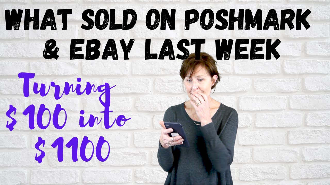 WHAT SOLD ON POSHMARK CANADA & EBAY LAST WEEK |  POSHMARK CANADA SELLING | HOW TO SELL ON POSHMARK