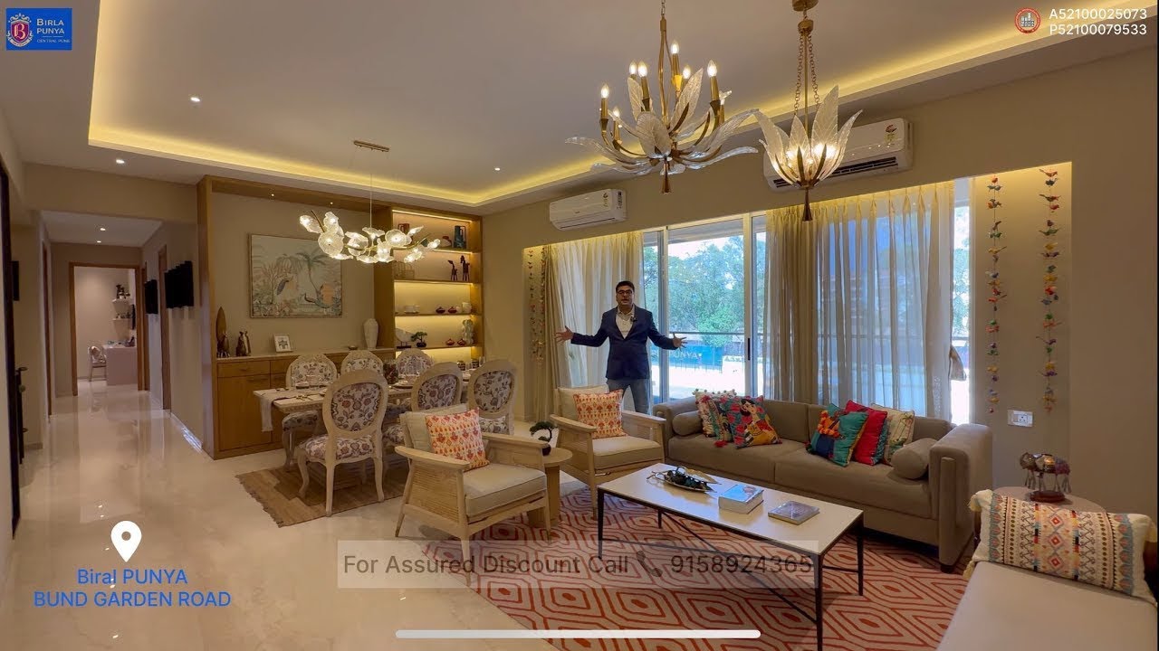 Birla Punya Tallest Tower Of Bund Garden Pune Super Luxury 2, 3, 3.5, 4 & 4.5 BHK Sample Flat Video