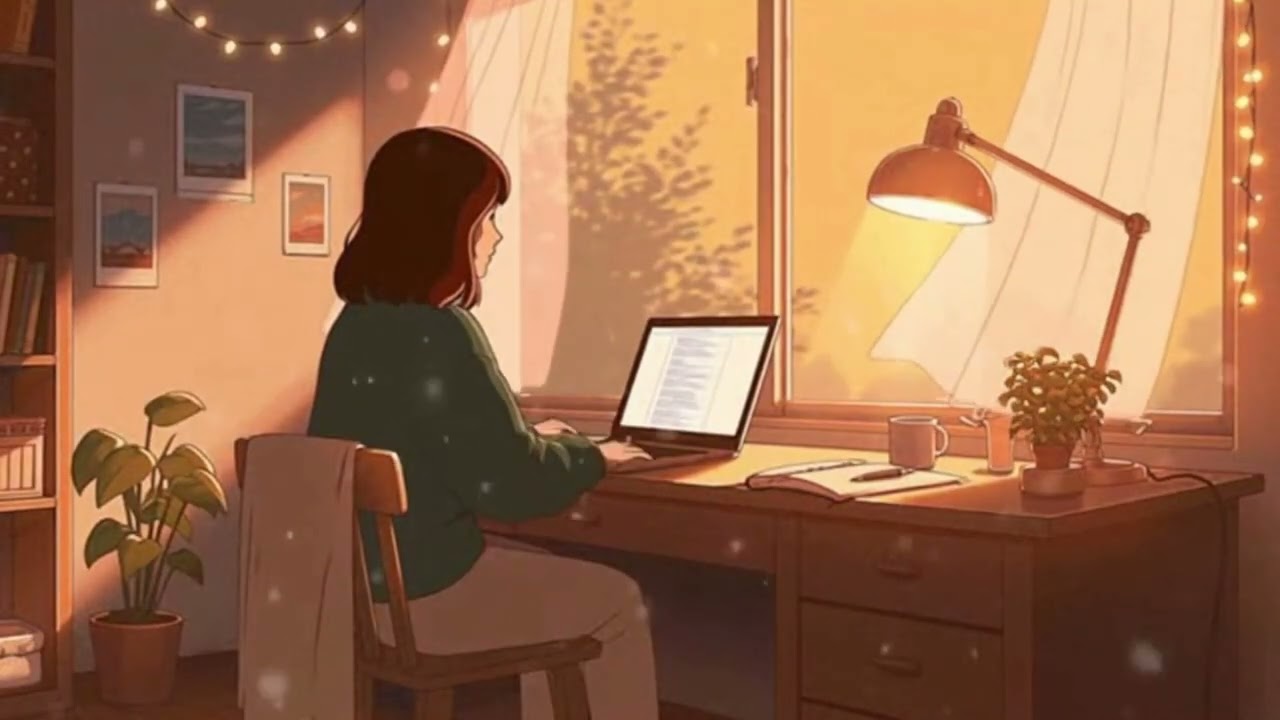 Peaceful Afternoon Study Session | Relaxing Room Ambience