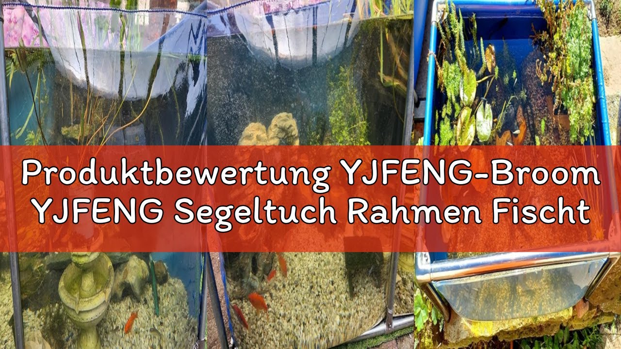 Produktbewertung YJFENG-Broom YJFENG Segeltuch Rahmen Fischteich, Aquarium-Pool Mit Transparentem Si