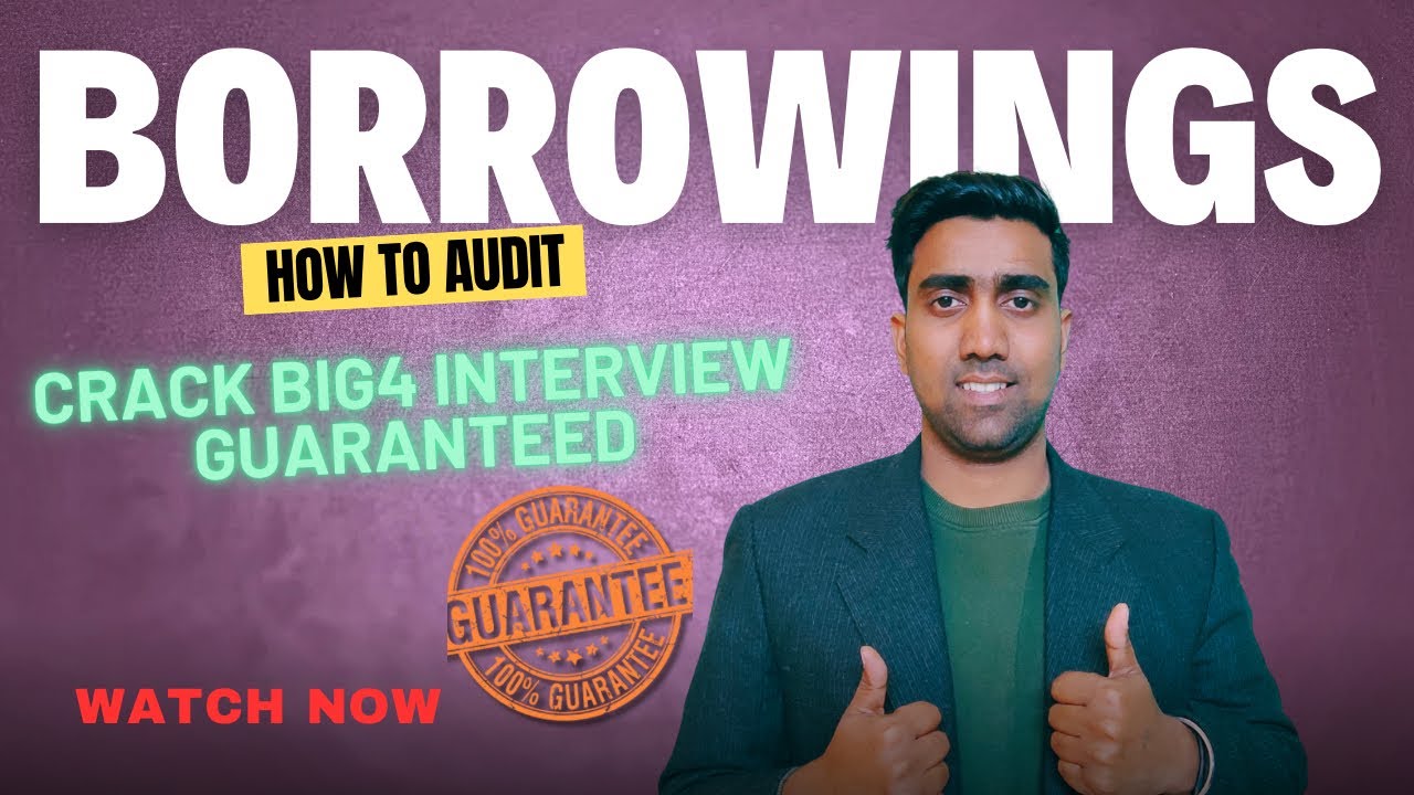 How to audit of borrowings/big4 interview questions loan/#statutoryaudit /#statutory