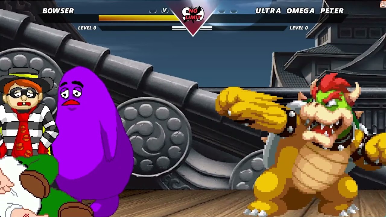 BOWSER VS PETER GRIFFIN | INSANELY EPIC MUGEN BATTLE