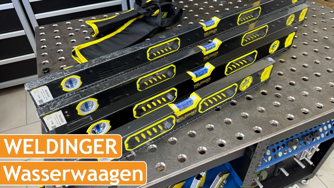 WELDINGER Wasserwaagen magnetisch mit Top-View | 600 &ndash; 1200 mm im Sortiment