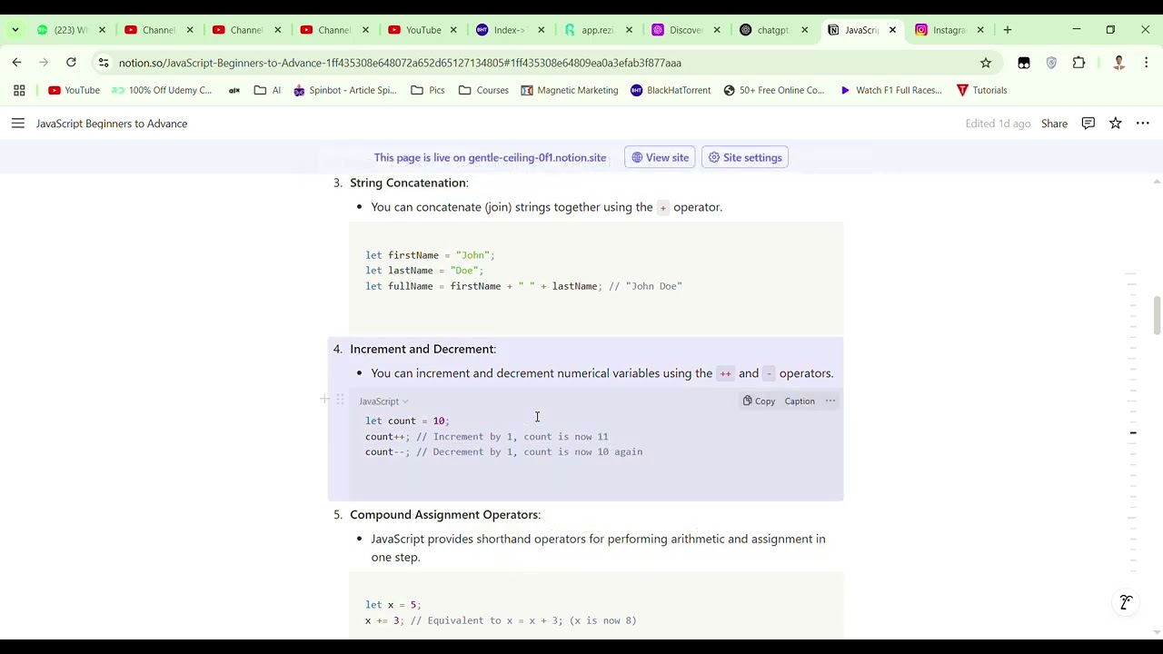 Master JavaScript Variables, Math & Strings: 5 Essential Concepts for Beginners!