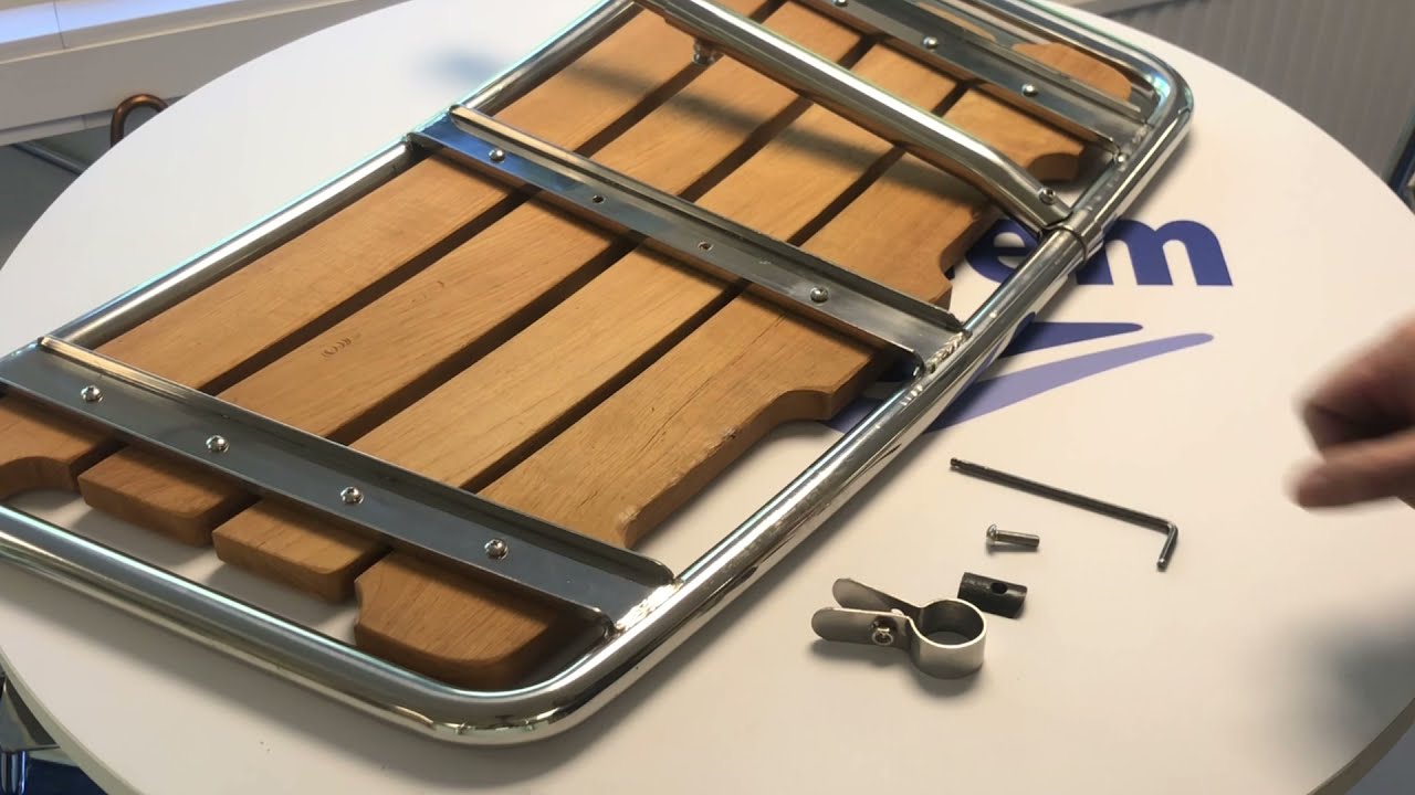 How to mount Båtsystem flexible platform strut