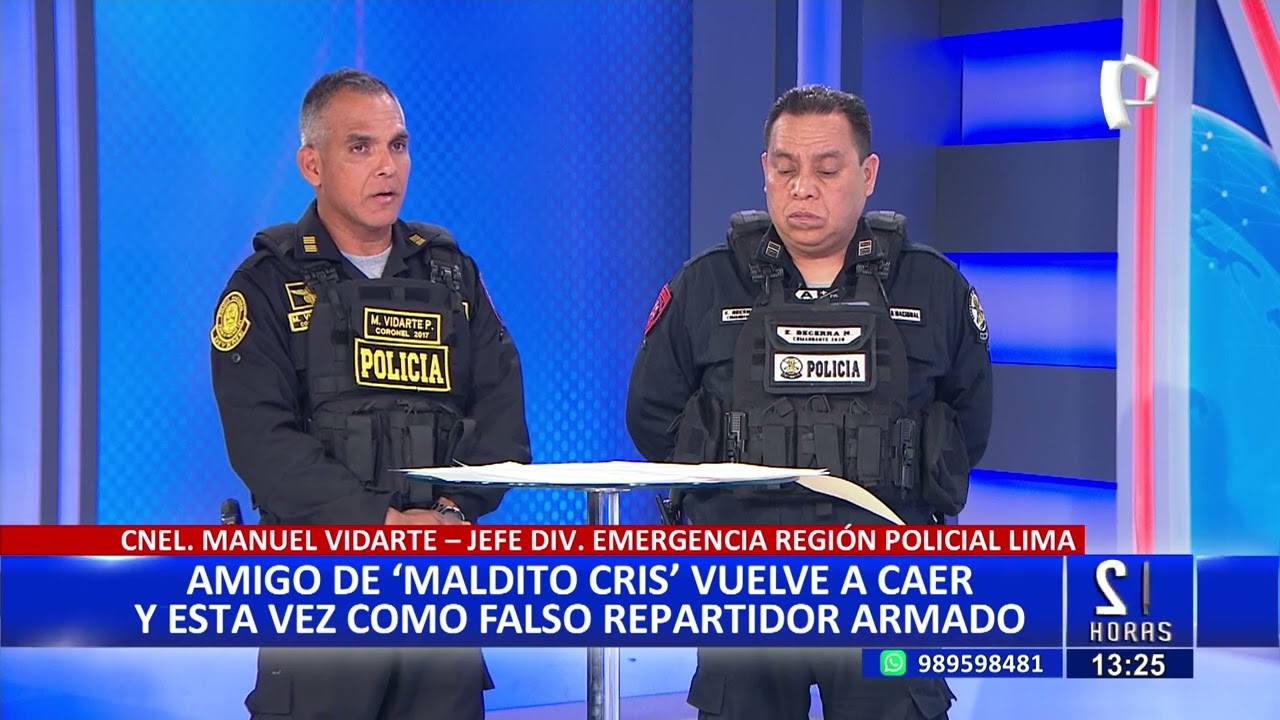 Manuel Vidarte tras captura de amigo del ‘Maldito Cris’: “Podría haber una pena de seis años”
