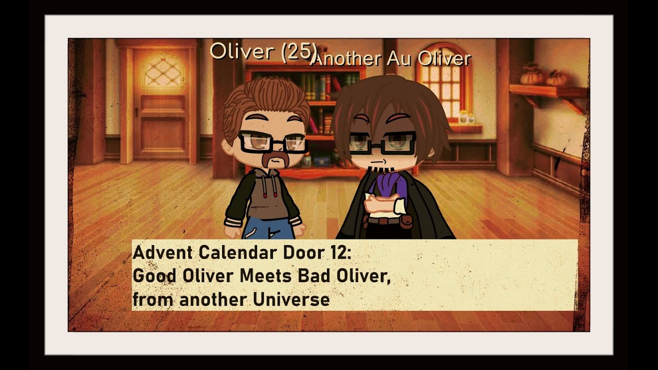Advent Calendar Door 12 / Good Oliver Afton meets Bad Oliver / from another Universe / FANF AU /