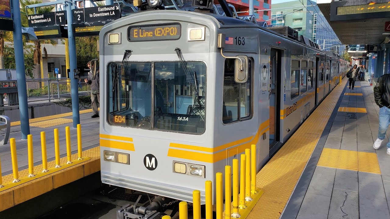[HD] Metro E Line (Expo) - P2020 Full Cab Ride from Santa Monica to 7th Street/Metro Center