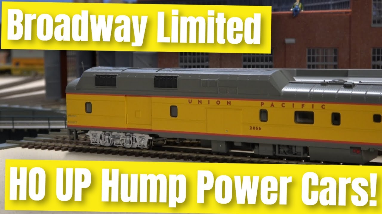 Невероятный скоростной вагон Broadway Limited UP Hump Power Car № 2066 со звуком и светом! | Обзо...