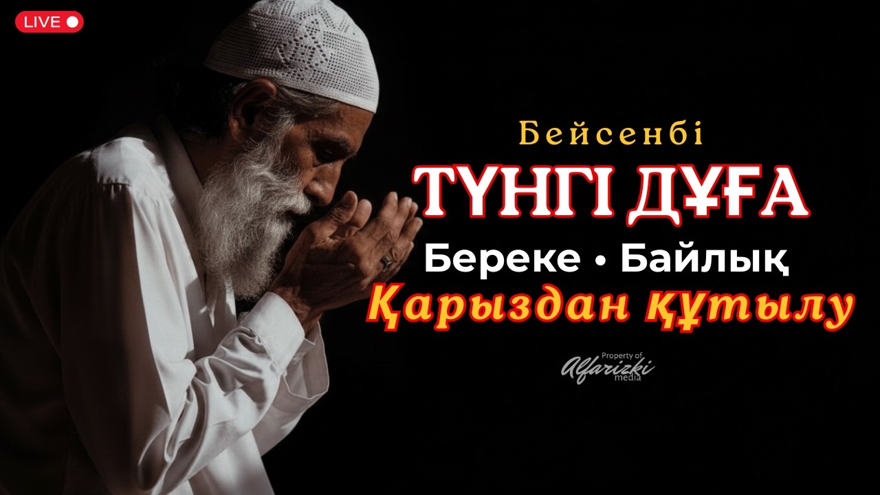 🔴Бейсенбі ТҮНГІ ДҰҒА LIVE | Береке • Байлық • Қарыздан құтылу #alfarizkimedia