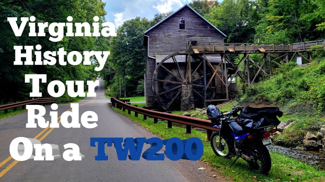 Приключенческая поездка TW200 в юго-западную Вирджинию | Bush Mill и Barnrock Road