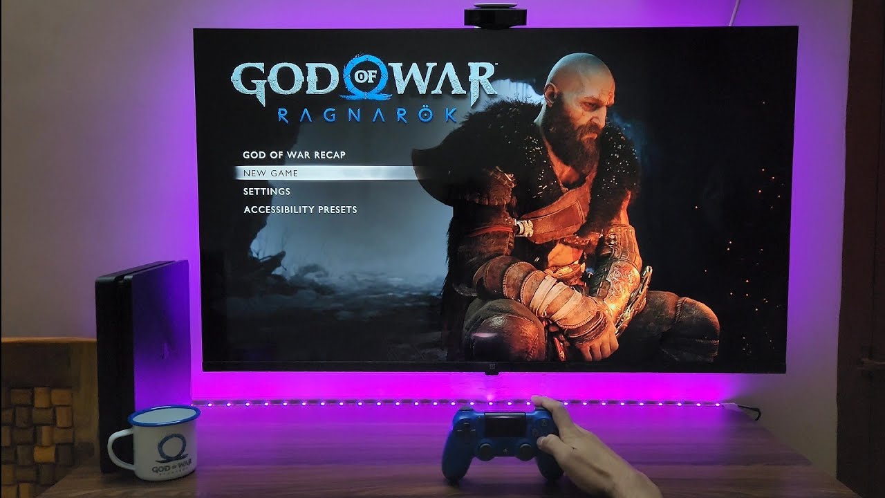 God Of War Ragnarok Gameplay (PS4 Slim)