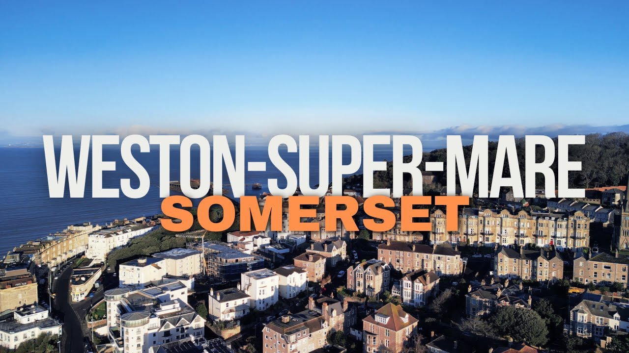 Weston-super-Mare, Somerset, UK - Drone Flight