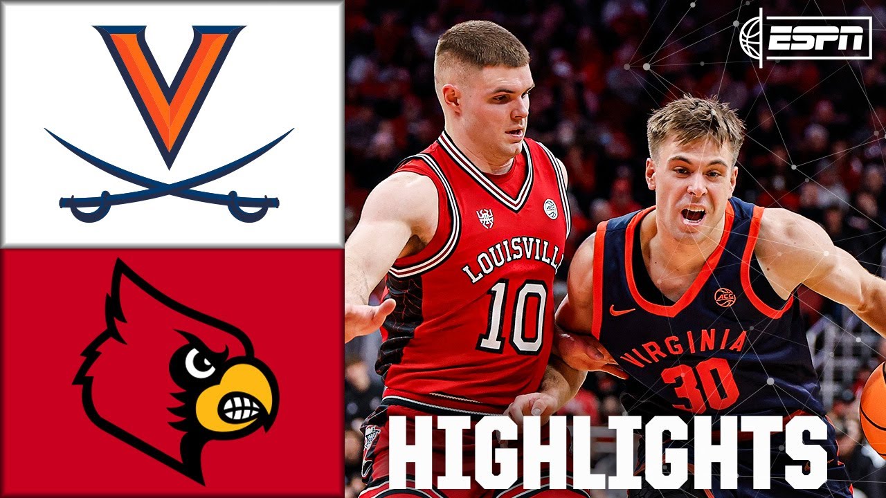 Virginia Cavaliers vs. Louisville Cardinals | Full Game Highlights | ESPN College Basketball