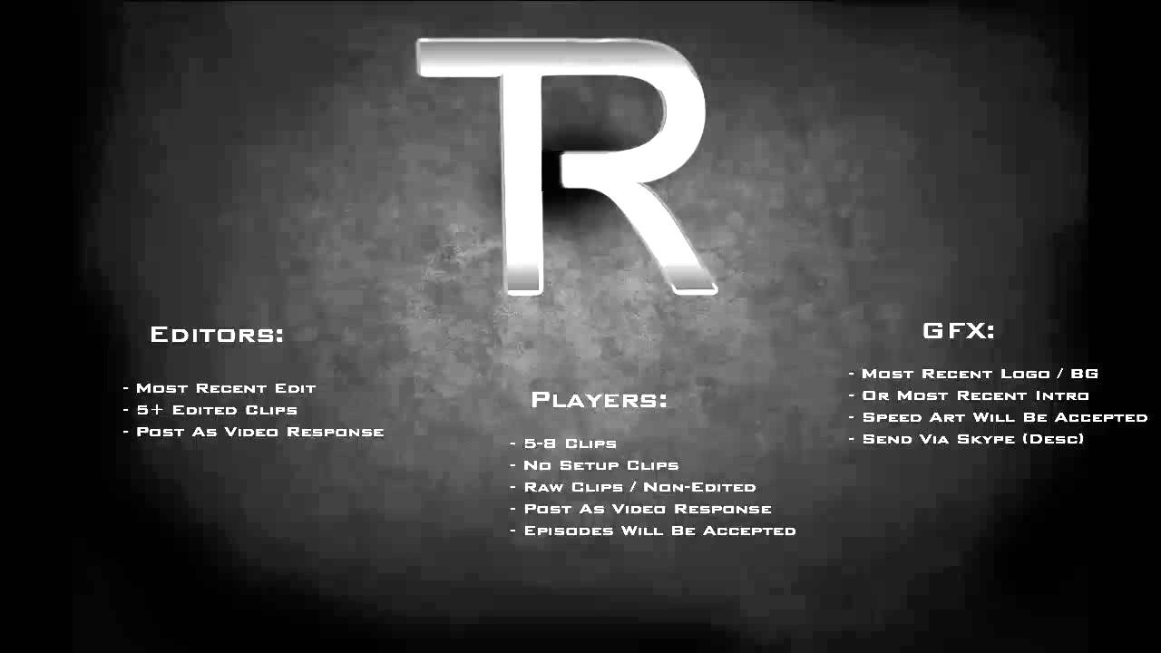 TR - Recruitment Challenge - Due June 1st [No Clan Tag]