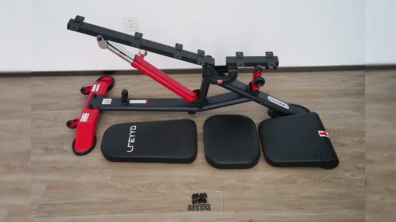 How to assemble the weight bench Y170?