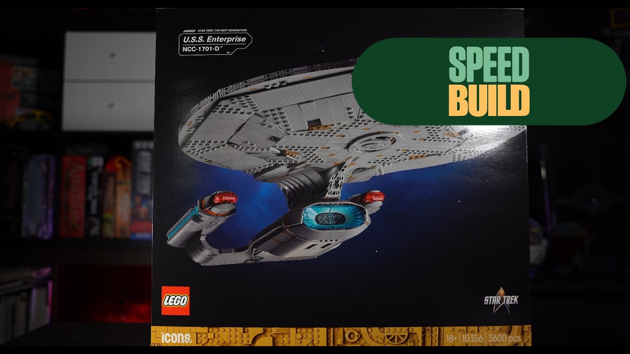 LEGO USS Enterprise 1701-D - Set 10356 - Speed Build