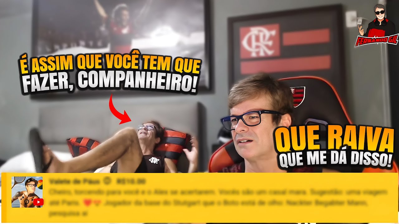 GIL DÁ DICA PARA INSCRITO ANSIOSO E SE IRRITA COM APELIDO