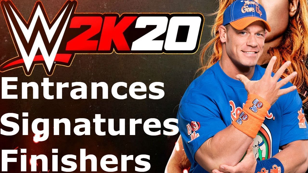 WWE 2K20 John Cena: Entrance/Signatures/Finishers