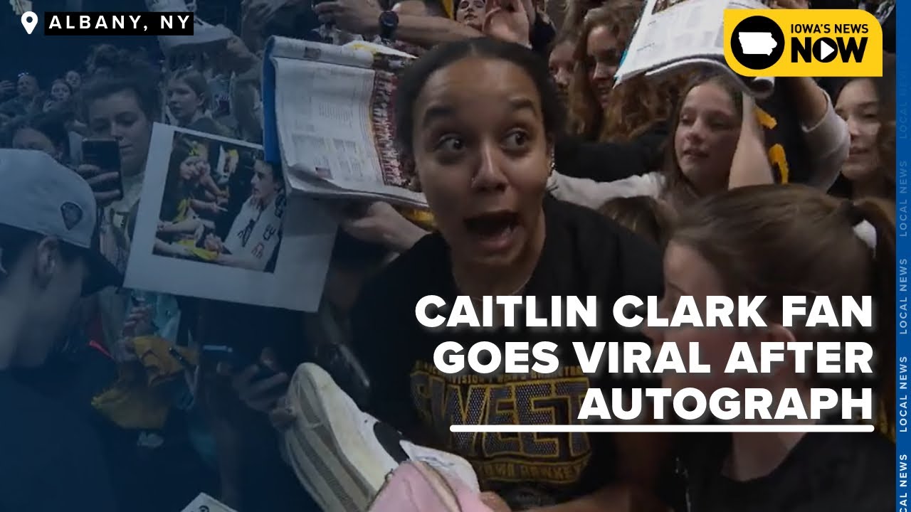 Caitlin Clark fan from New York goes viral after autograph