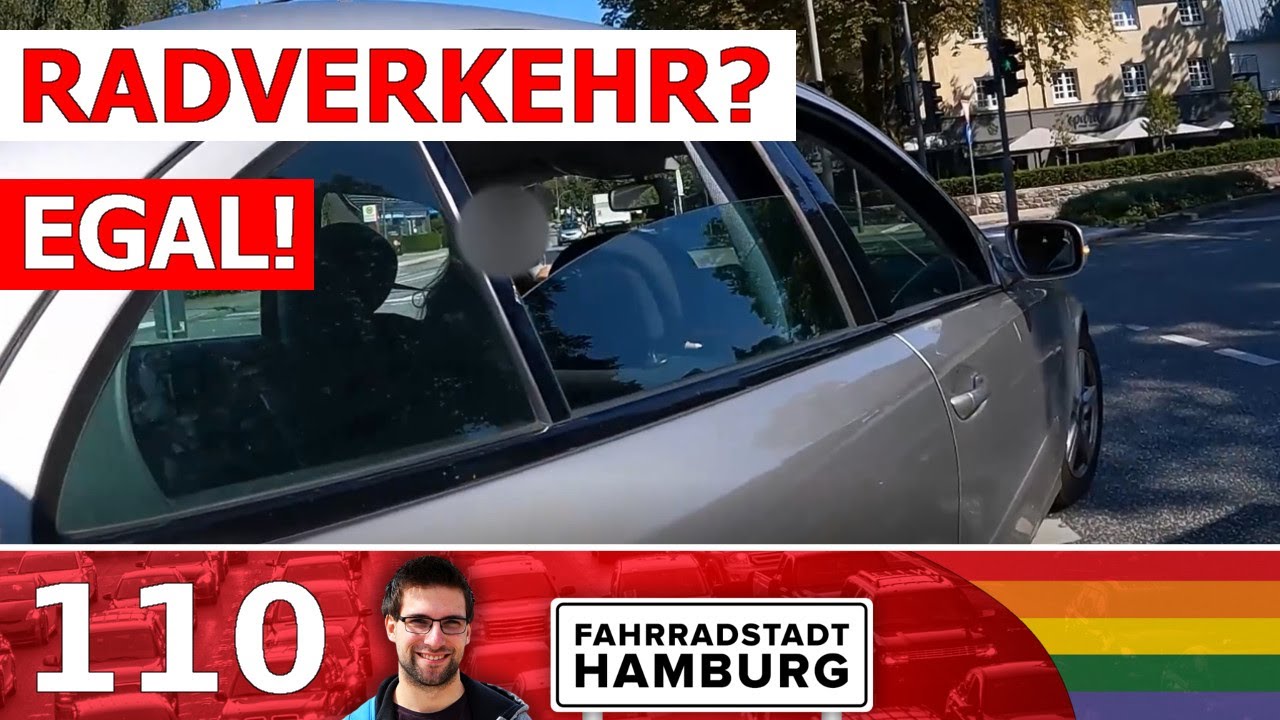 Radfahren in Hamburg (Teil 110) | Fahrrad Dashcam Hamburg