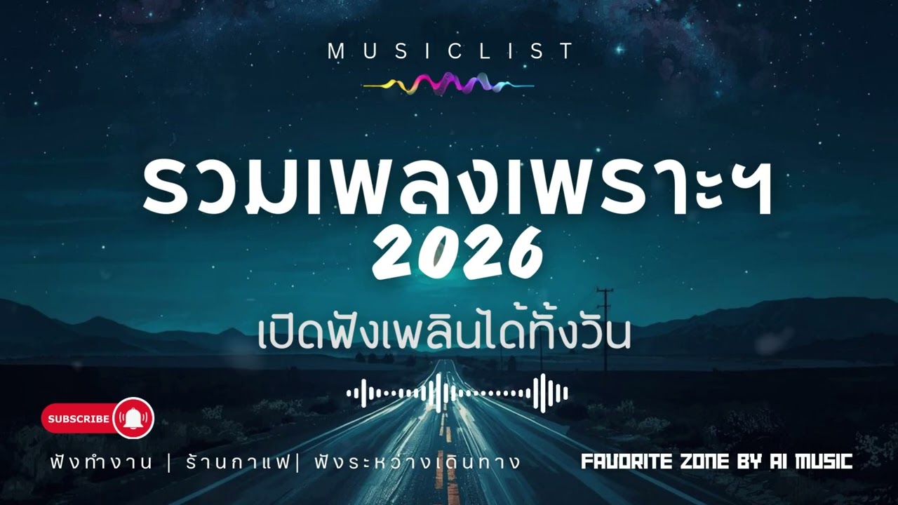 รวมเพลงเพราะ 2026 ฟังยาวๆ เพลงใหม่มาแรง ฮิตที่สุดในตอนนี้ EP.06