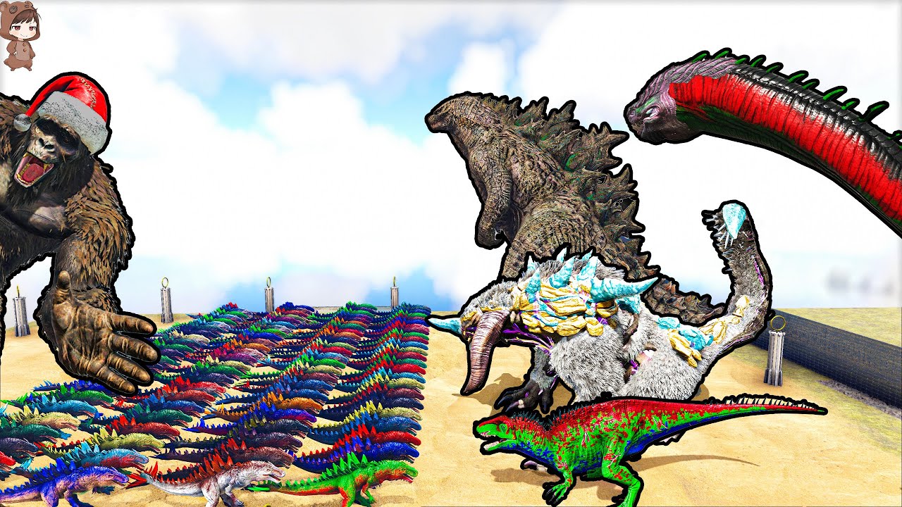 100 Macrocercodraco VS Mod Bosses & Ice Titan | ARK Mod Battle Ep.223