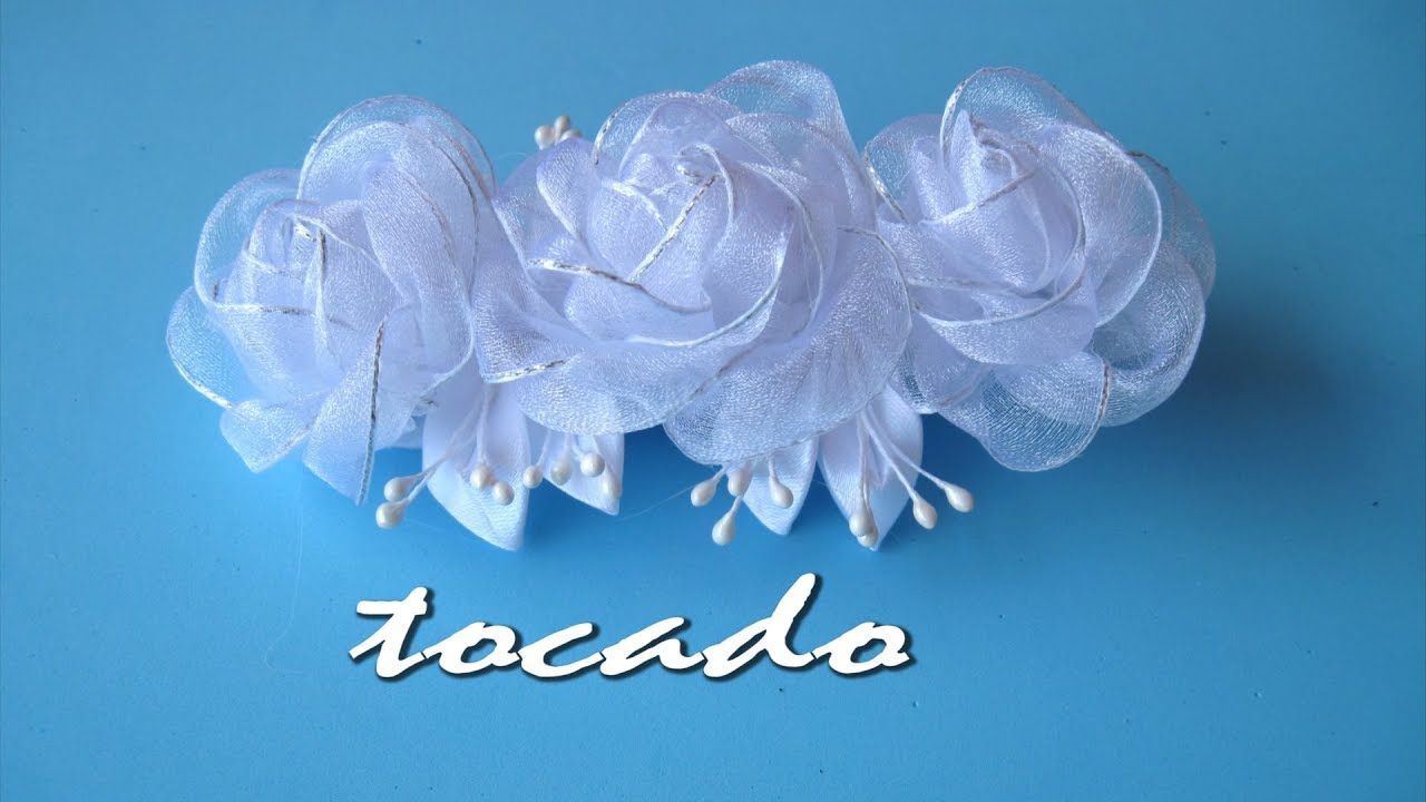 👰DIY - TOCADO niña  PRIMERA COMUNIÓN 👰 HEADDRESS girl first communion 👰