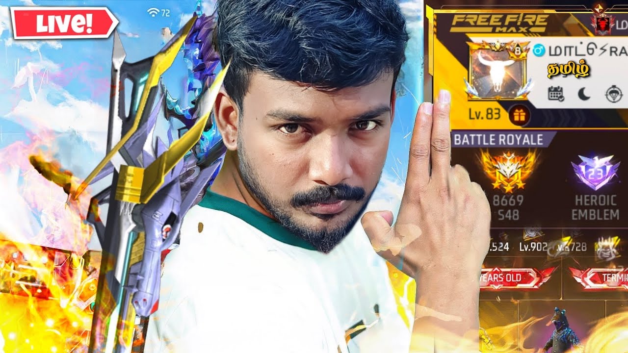 தமிழ் - 🔥FULL PRESSURE RAVI GRANDMASTER PUSH {DAY - 1}🔥||Garena-FreeFire Max Live #matturavi