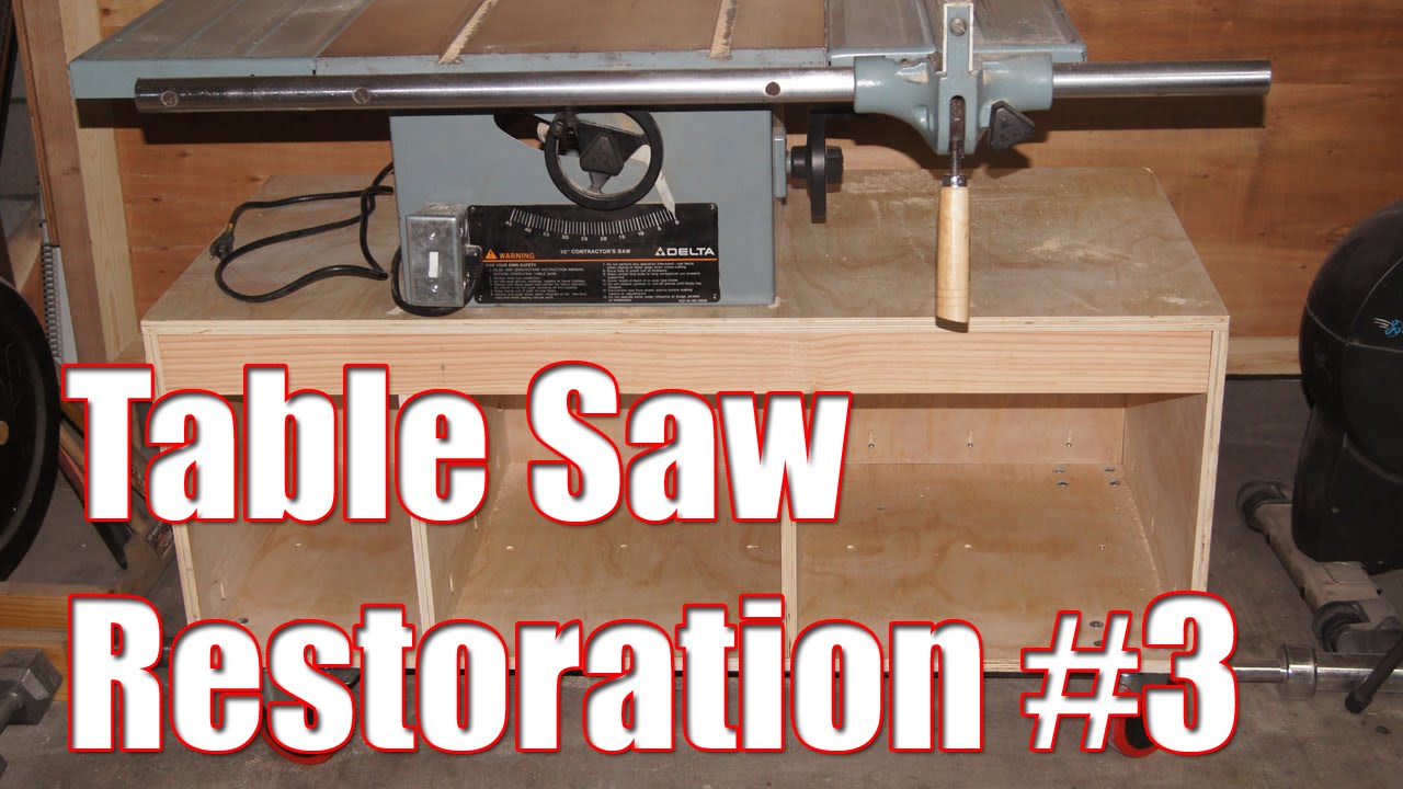 Table saw Restoration part 3