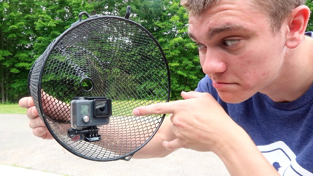 I PUT A GOPRO IN MY MINNOW TRAP!