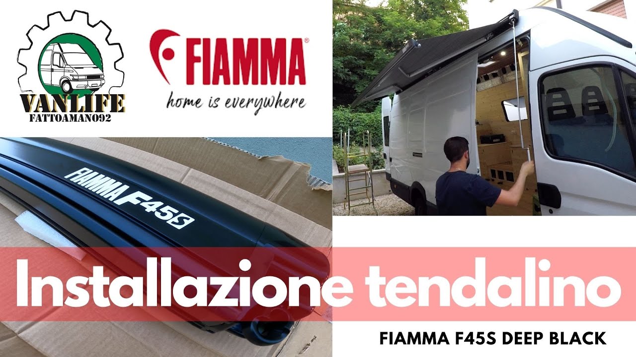 INSTALLAZIONE TENDALINO FIAMMA F45s 400 DEEP BLACK 🚐🛠⛺️