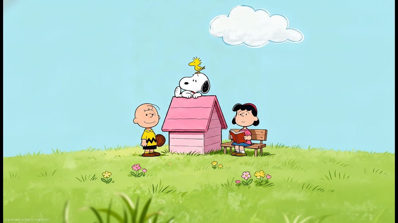 Gentle Spring Morning Jazz with Snoopy 🌸 Bright Jazz for Relax & Good Vibes