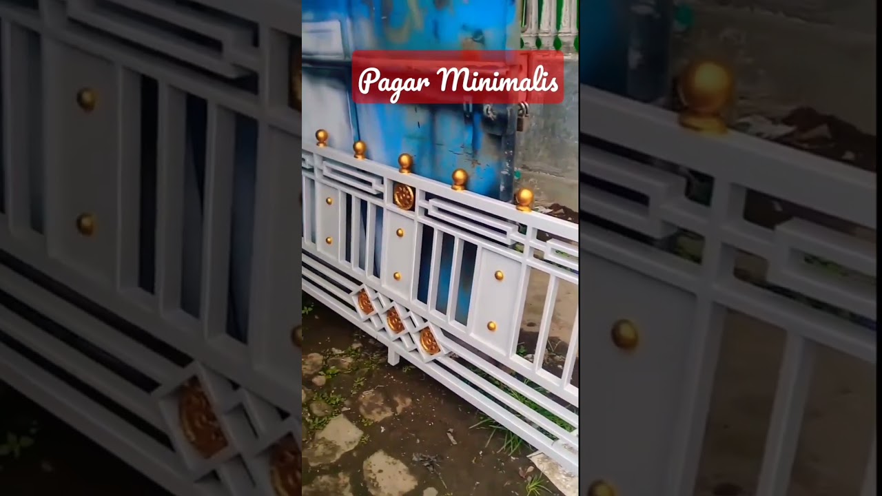 Finishing Pagar Minimalis #shorts #pagarminimalis #pagarbesi #pagarumah