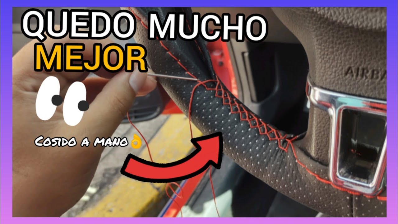 el mejor CUBRE VOLANTE cosido/como instalar FUNDA de VOLANTE cosido/Christian peluchín