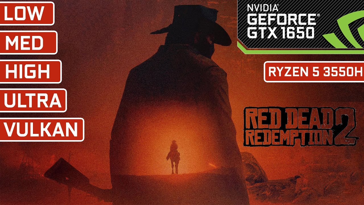 Red Dead Redemption 2 | GTX 1650 | Asus TUF Gaming FX505DT | 1080p60 | Benchmark Gameplay