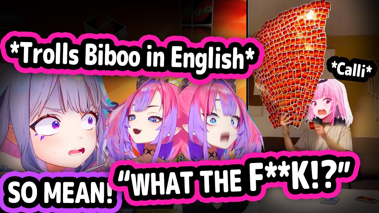 Vivi Speaking English With HoloEN and Copying Calli Cursing In English Is Too Cute【Hololive】