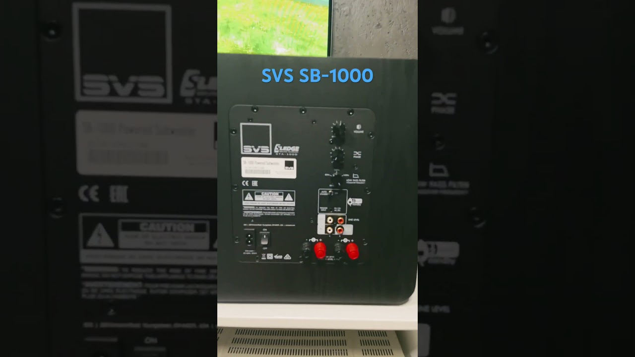 Experience Mind-Blowing Subwoofer  SVS SB-1000 sealed subwoofer