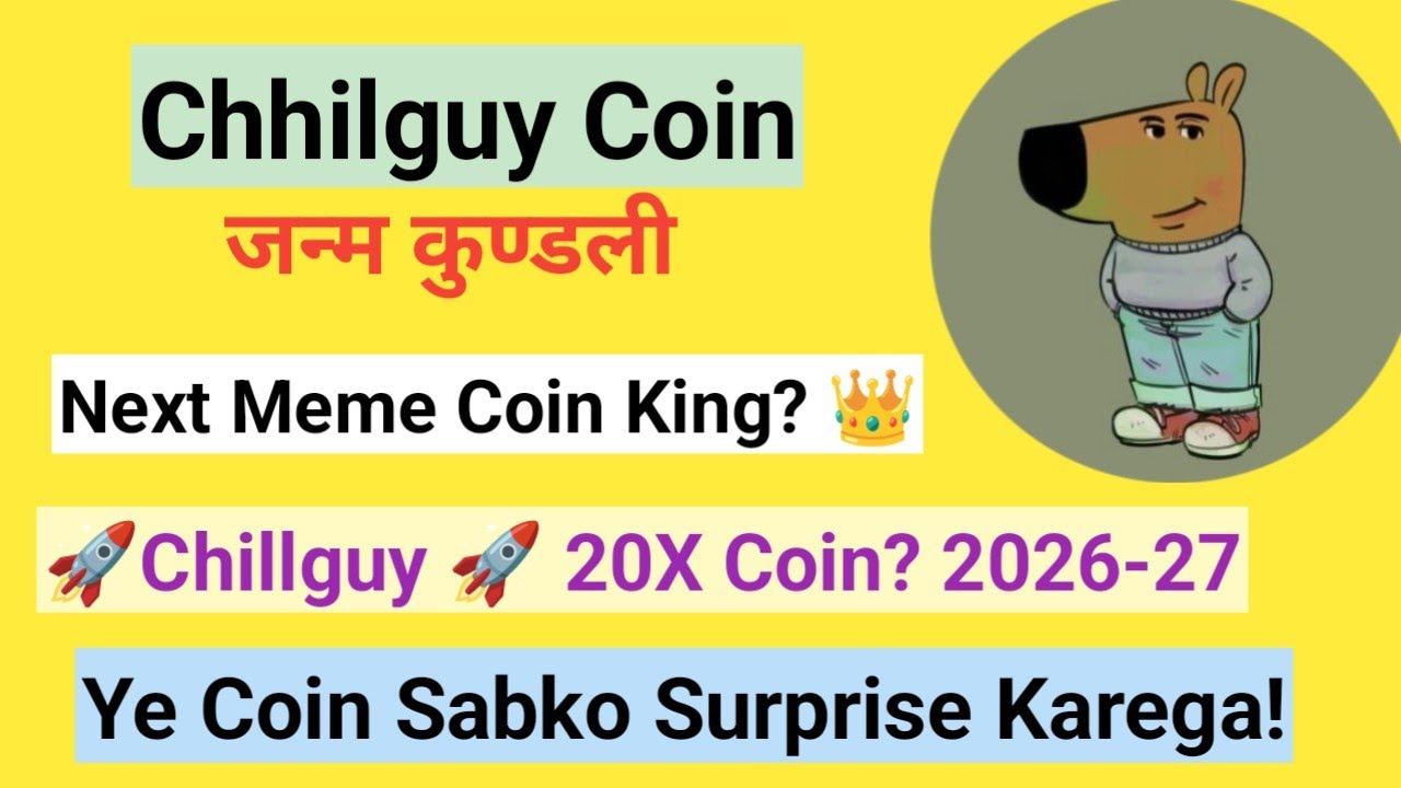 Chillguy Coin Explained in Hindi | Next 100x meme coin? I 🔥 buy करें या नहीं पूरी जानकारी