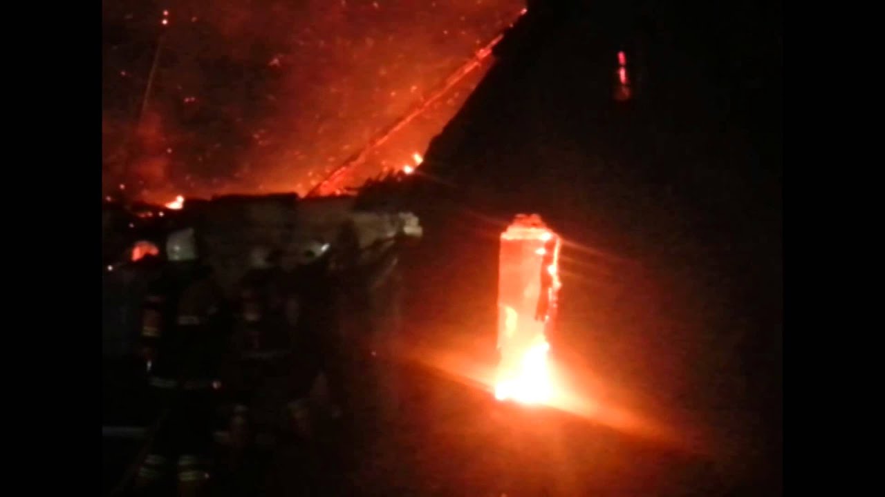 Voldsom g&aring;rdbrand p&aring; Ormeslevvej 45 i Vemmelev.
