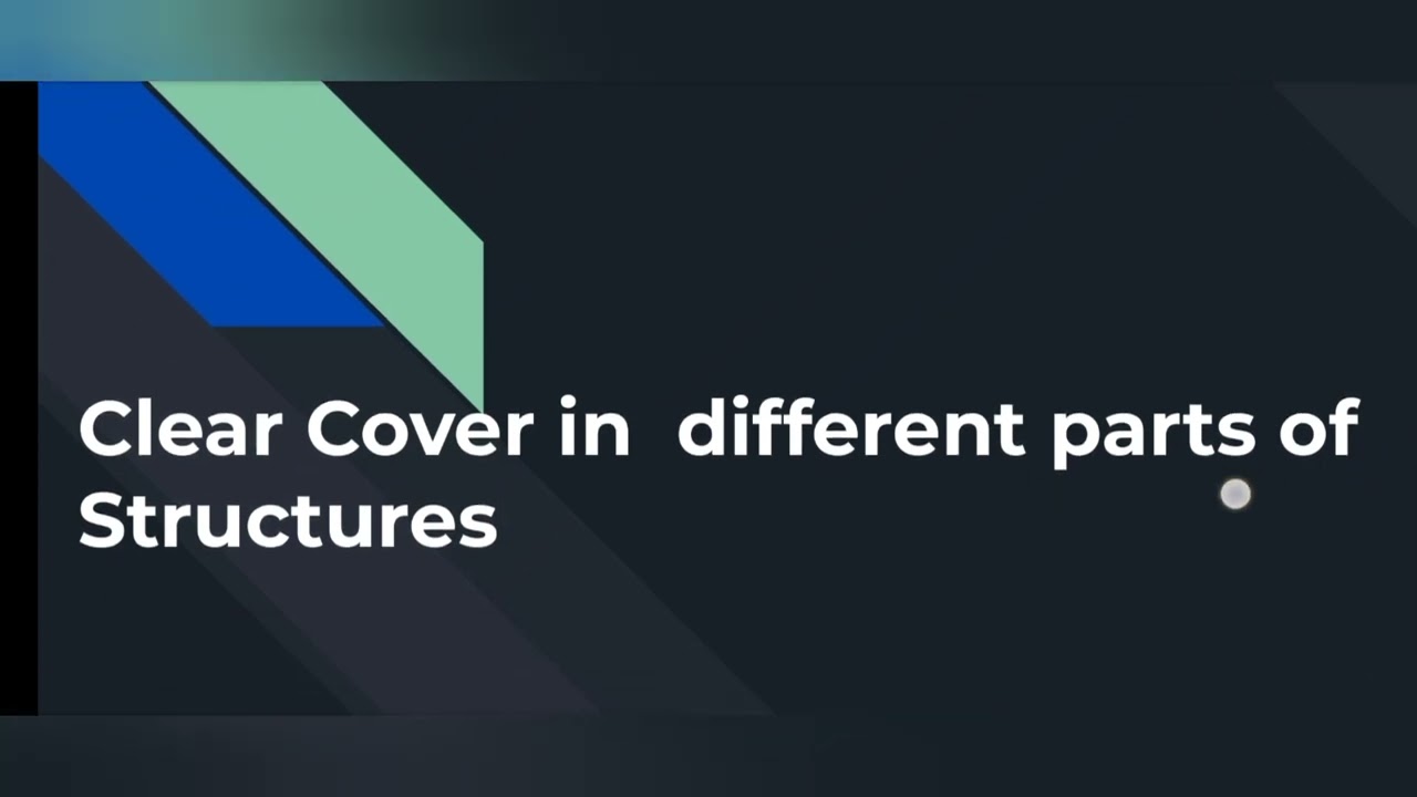 Clear Cover in structures. Must important for site engineers/ Freshers/ Contractors