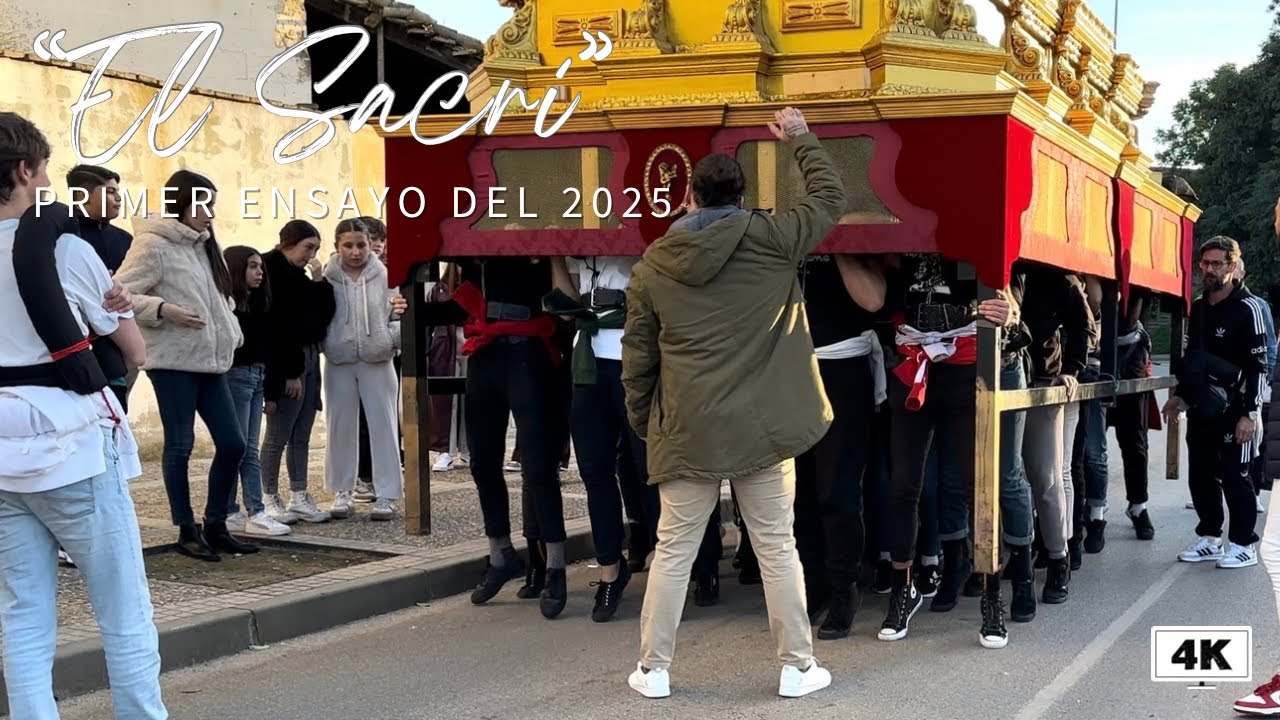 [4K] Primer ensayo de la Asoc. Cultural “El Sacrificio” (Jerez de la Frontera, 2025)