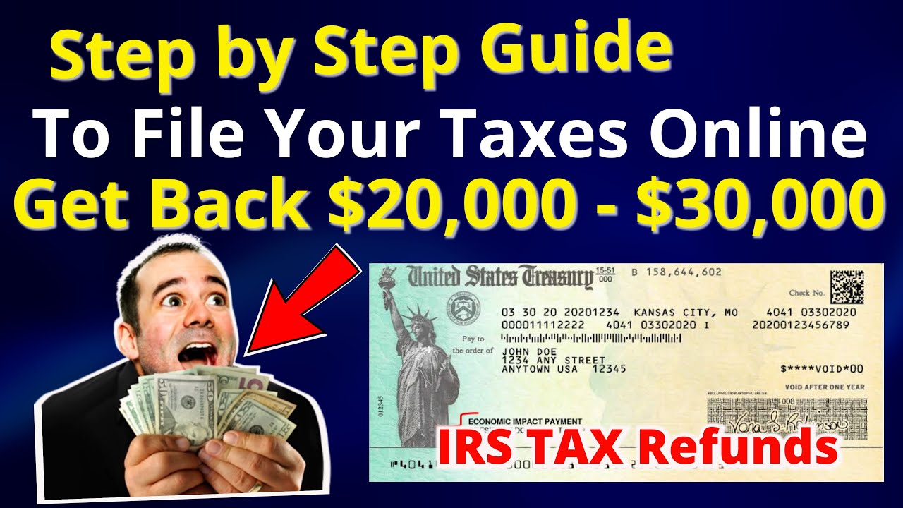 How to File Tax Refund 2024 | Get Back $20k - $30k Returns Self Employed