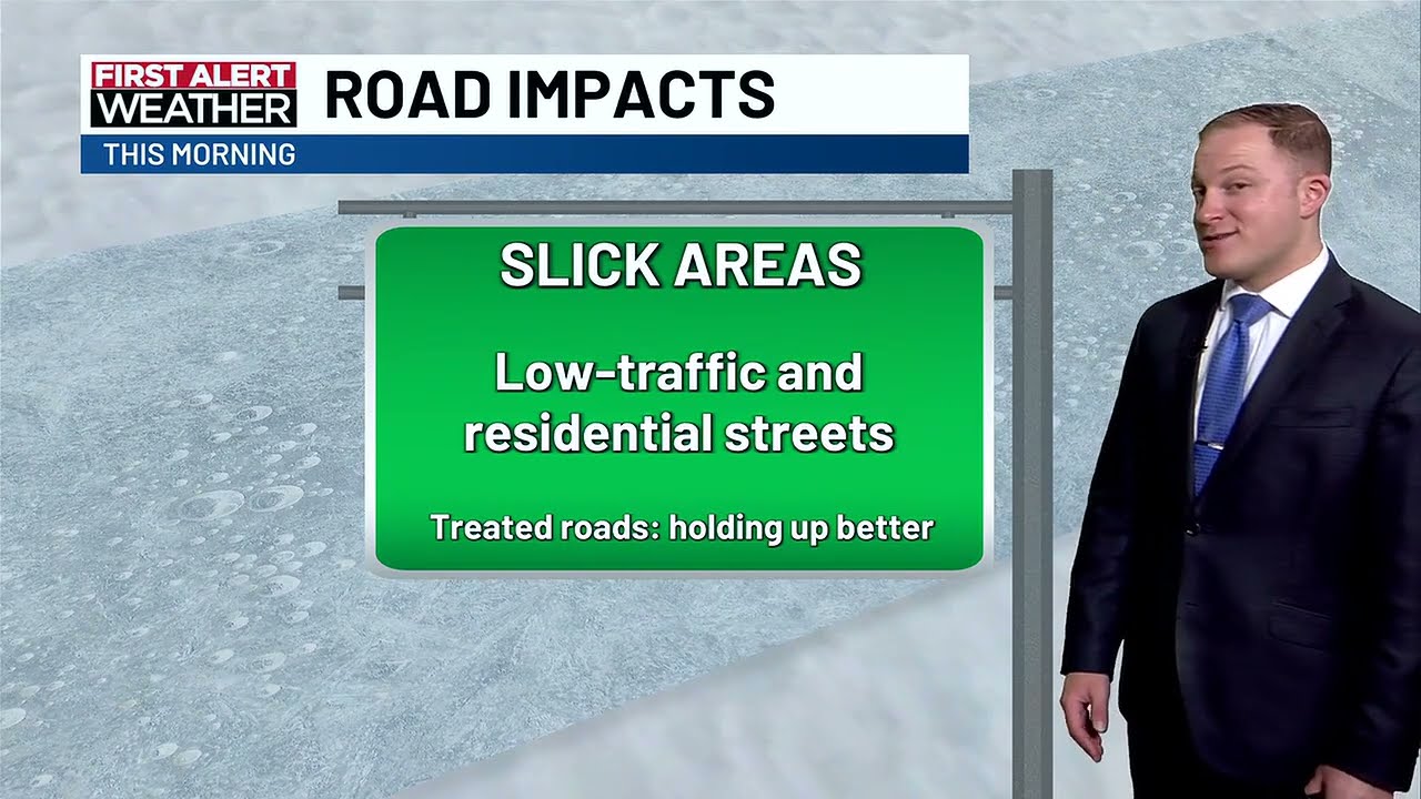 WNEM Morning Extra: Roads slick, icy to start out the new week