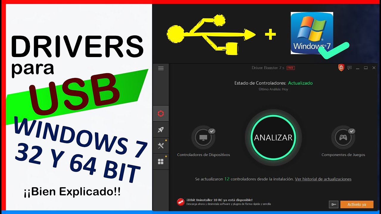 Descargar y Actualizar Controladores de PUERTOS USB WINDOWS 7 32 Y 64 Bit